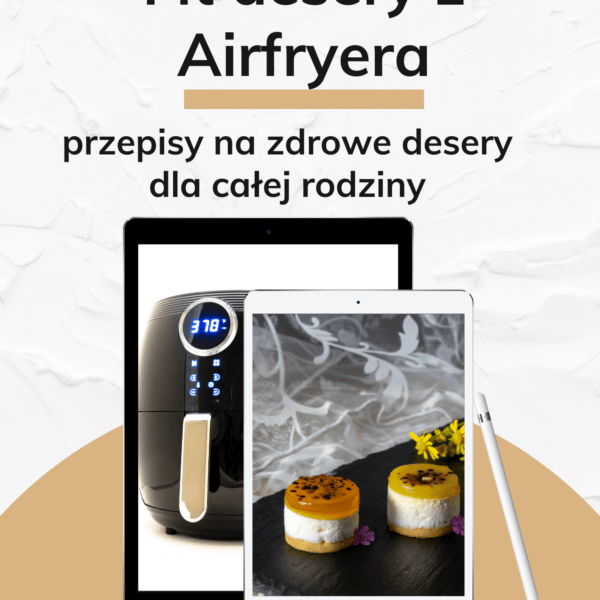 Szukasz zdrowych deserów, które przygotujesz szybko i bez wyrzutów sumienia? Nasz e-book „Fit desery Airfryer” to idealne rozwiązanie! Znajdziesz w nim pyszne, niskokaloryczne przepisy na mini serniczki, muffinki, babeczki, crumble, fit brownie, ciasteczka owsiane i wiele innych deserów przygotowanych w Airfryerze. Każdy przepis jest dokładnie przeliczony pod kątem kalorii i makroskładników, dzięki czemu łatwo wprowadzisz je do swojej codziennej diety. Od szybkich deserów do popołudniowej przekąski po słodkości świąteczne – te przepisy sprawdzą się w każdej sytuacji! Co znajdziesz w środku? Rozdział 1 – Fit desery Airfryer: Mini serniczki: waniliowe z musem malinowym, czekoladowe z płatkami migdałów, kokosowe z owocami leśnymi, dyniowe. Rozdział 2 – Fit desery Airfryer: Crumble owocowe: jabłkowo-cynamonowe, truskawkowo-owsiane, jagodowo-orzechowe. Rozdział 3 – Fit desery Airfryer: Muffinki i babeczki: bananowo-owsiane, marchewkowe z orzechami, czekoladowe fit, dyniowe z przyprawami korzennymi. Rozdział 4 – Fit desery Airfryer: Desery szybkie i drobne: mini tarty owocowe, fit brownie, pudding chia w koszyczkach, ciasteczka owsiane z czekoladą. Każdy przepis zawiera: ✅ Krótki wstęp i poradę dietetyczną ✅ Dokładnie podane składniki ✅ Sposób przygotowania w jednej linijce ✅ Tabelę kaloryczności i rozkładu makroskładników na 1 porcję Dlaczego warto wybrać ten e-book? Szybkie i proste przepisy – idealne do przygotowania w Airfryerze w kilka minut. Zdrowe i fit – niskokaloryczne, zbilansowane, pełne wartości odżywczych. Dla całej rodziny – przepisy odpowiednie zarówno dla dorosłych, jak i dla dzieci. Kontrola diety – każdy przepis z dokładnymi kaloriami, białkiem, tłuszczem i węglowodanami. Sezonowe i uniwersalne – przepisy na każdą porę roku, w tym świąteczne wersje. Korzyści z e-booka Nauczysz się przygotowywać zdrowe słodkości bez wyrzutów sumienia Odkryjesz praktyczne triki i szybkie przepisy do Airfryera Zaoszczędzisz czas i pieniądze, gotując w domu pyszne desery Wzbogacisz swoją dietę o pełnowartościowe, fit przekąski i desery Dla kogo jest ten e-book? Dla osób na diecie redukcyjnej i dbających o sylwetkę Dla miłośników zdrowego stylu życia Dla rodziców szukających zdrowych deserów dla dzieci Dla każdego, kto chce szybko przygotować pyszne, fit słodkości w domu