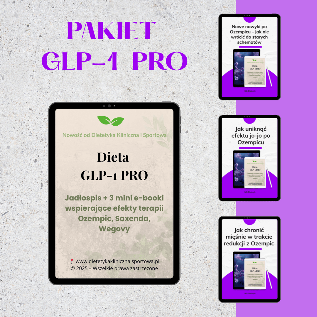 grafika czysta pakiet GLP-1 PRO dieta Ozempic